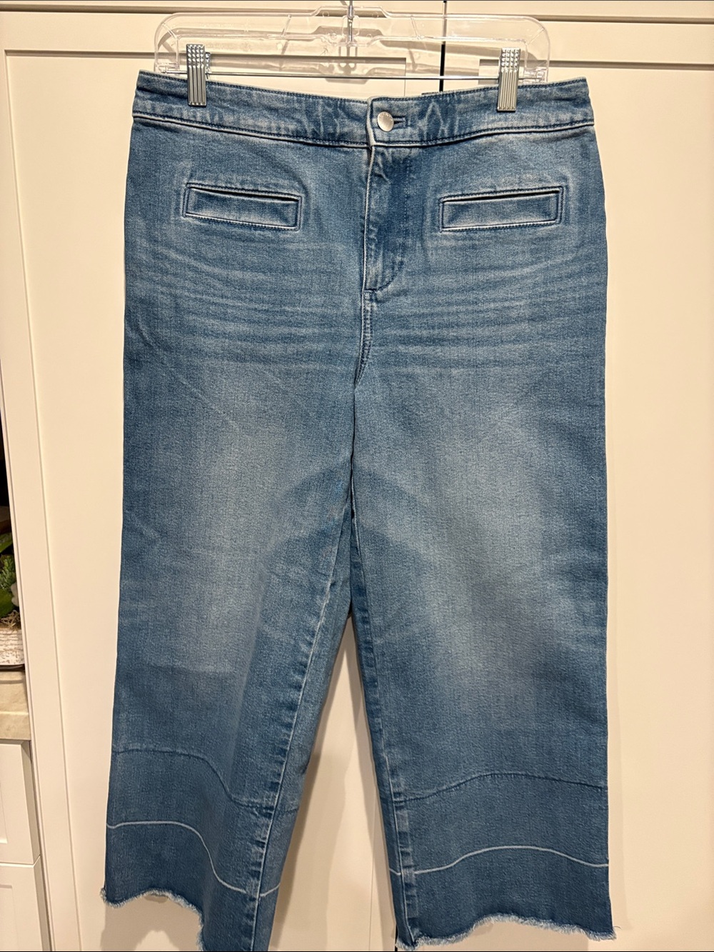 Talbots Wide Leg Crop Jean size 8